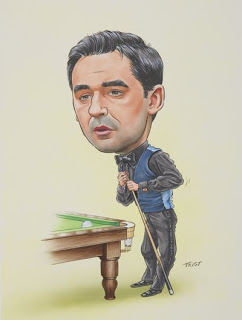 Caricatures of Snooker Players