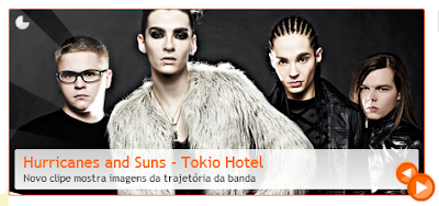 Terra Letras: Tokio Hotel na página inicial Letras