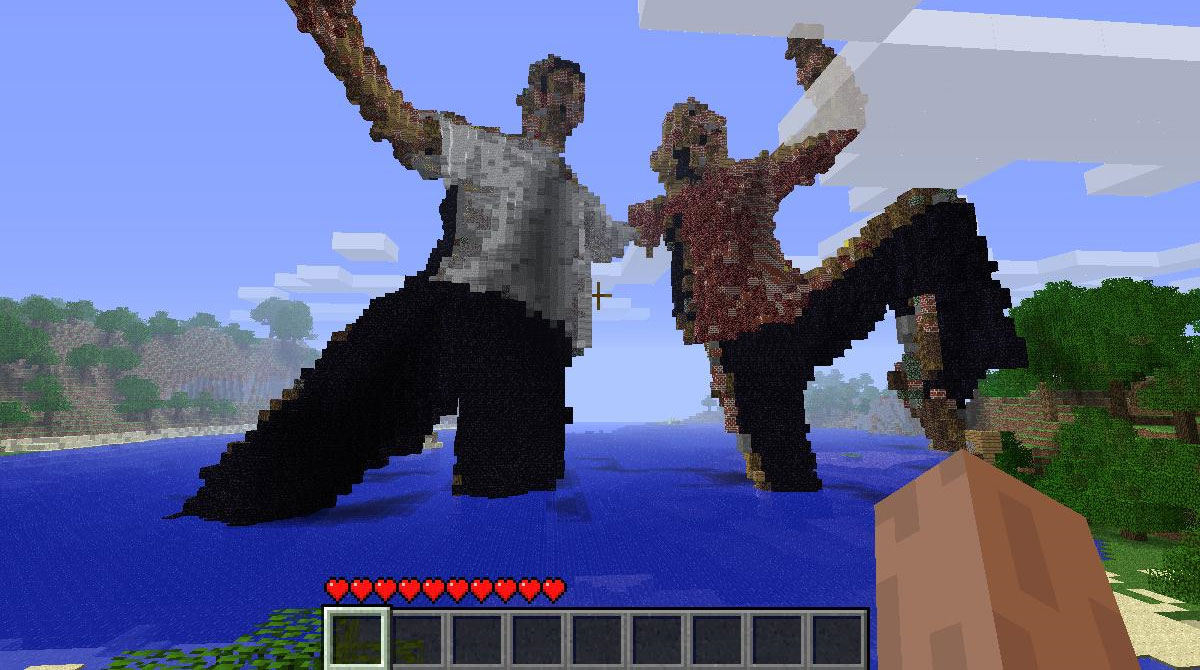 Minecraft Art by Shadow_the_killer Minecraft_Kinect