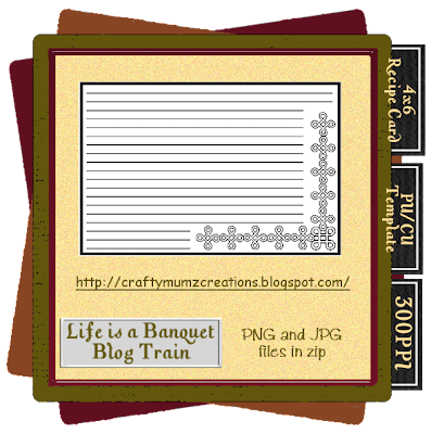 Life Is A Banquet Blog Train Freebies   (Template 5) by Craftymumz Creations LifeIAB_prev5_RSW