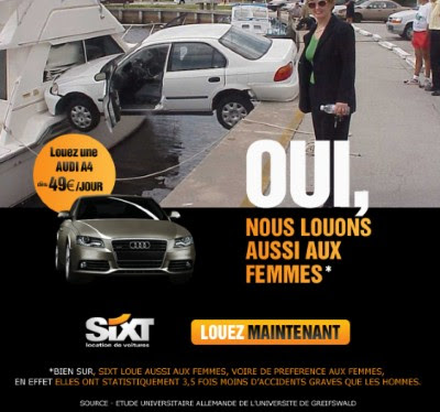 La femme dans la pub. - Page 26 Sixt