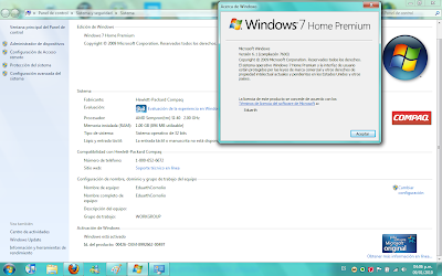 windows 7 home premium Captura