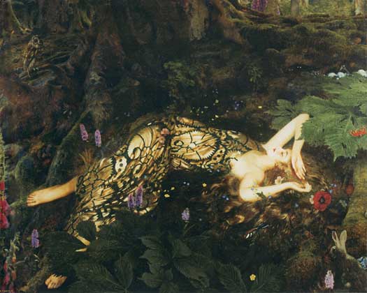 Vos tableaux préraphaélites préférés. Frank_Cadogan_Cowper_Titania_Sleeps