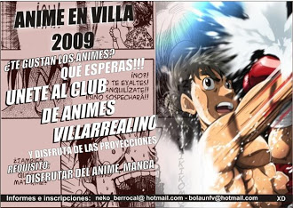 PROYECCIONES DE ANIME EN VILLA Anime