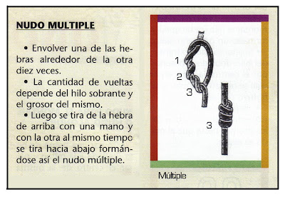 MACRAME: NUDOS BASICOS 1 Multiple