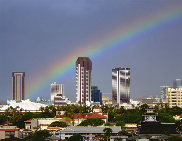 صور قوس المطر 2013 ^__^ قوس المطر .. rainbow  Rainbow-city