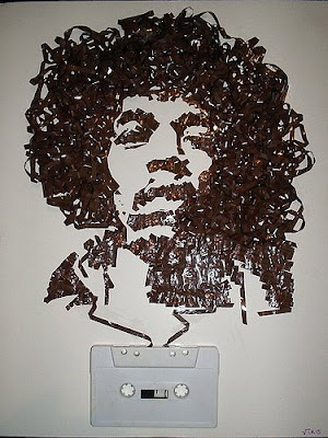 Cassette Reel Art Jimi-hendrix