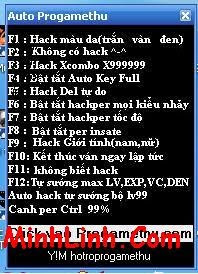 Hack AU full 6093 , per , del , bug giới tính , hack boss nvtt ,hack tự sướng .v.v.( 1/05/2011) Minhlinh.com