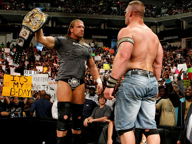 صور تربل اتش  " Triple H WWE-RAW-Triple-H-John-Cena_946612