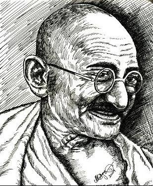 மகாத்மா காந்தி அறிய படங்கள் ... Gandhiji%2BPaintings%2B%252815%2529