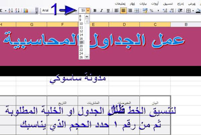 شـــــــــرح برنامج الاكسل 5