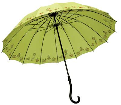 Kisobrani Green-rain-umbrella