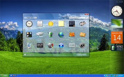 الان حول windows xp الى windows vista خلال دقيقة واحدة  Vista-sidebar-for-XP-Rainbar