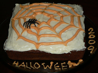 Gâteau aux carottes d'halloween P1130634