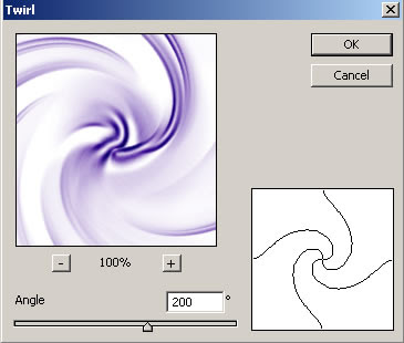 Quick Swirl effect 5