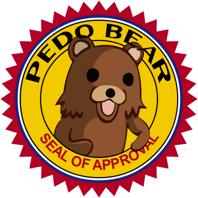 Fotorrinolaringlogo - Pgina 10 Pedo-bear-seal-of-approval