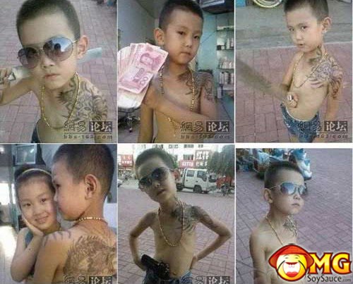 Funny Photo Dumping Thread - Page 5 Gangster-asian-kid-tattoo