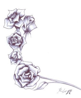 Quiero un dibujo de ....... Rosas