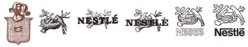 تاريخ تصاميم أشهر الشعارات العالمية Nestle-logo