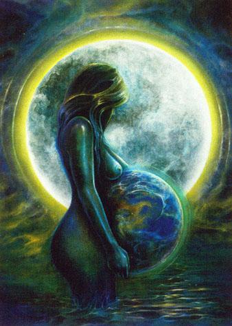 Το πηγάδι των ευχών Woman20pregnant20with20the20earth