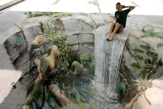 Ilusiones ópticas de Julian Beever Beever-madrid