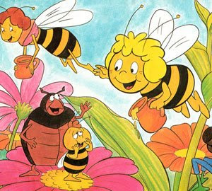 La abeja Maya Dibujos-infantiles-flores-abeja-maya-p