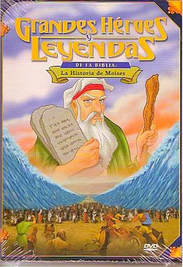 GRANDES HEROES Y LEYENDAS DE LA BIBLIA PARTES 1,2 3 y 4 MOISES