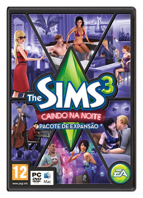 The Sims 3- Expansão- Caindo na Noite- DOWNLOAD Capa_thesims3_caindonanoite_pt_br_cidadedossims_com