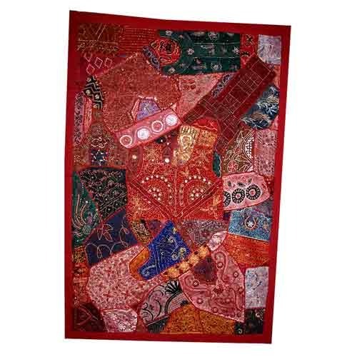 ورشه مفرش باتش ورك استايل هندى  مين هيشرك معايا  - صفحة 3 Ethnic-patchwork-throw-wall-hanging-tapestry-indian-art-500x500