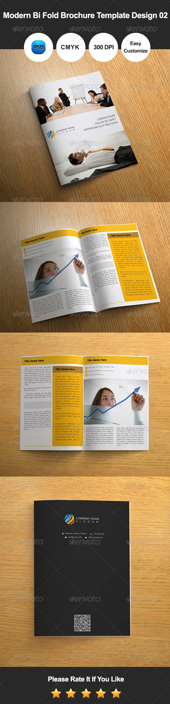 Bi fold Brochure Template Design at Cheap rate!!! Preview