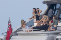 Nina Dobrev vacationing with friends in Saint-Tropez (July 21) 88IJPYWk