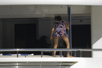 Nina Dobrev and Asustin Stowell enjoy the ocean off the cost the French Riviera (July 26) FKSps7nk