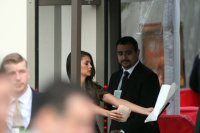 Nina arriving at the Golden Globes held at the Beverly Hilton (January 11) OgkHRszW