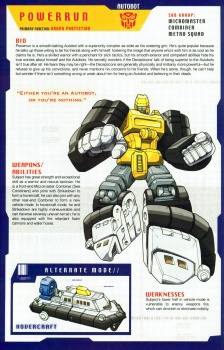 Encyclopédie Tranformers des personnages Autobots X6Iony21