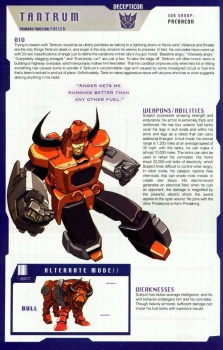 Encyclopédie Transformers des personnages Decepticons JHWR6C5N