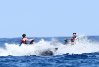 Nina Dobrev with her boyfriend Austin Stowell in Saint-Tropez (July 24) TzUE8Tay