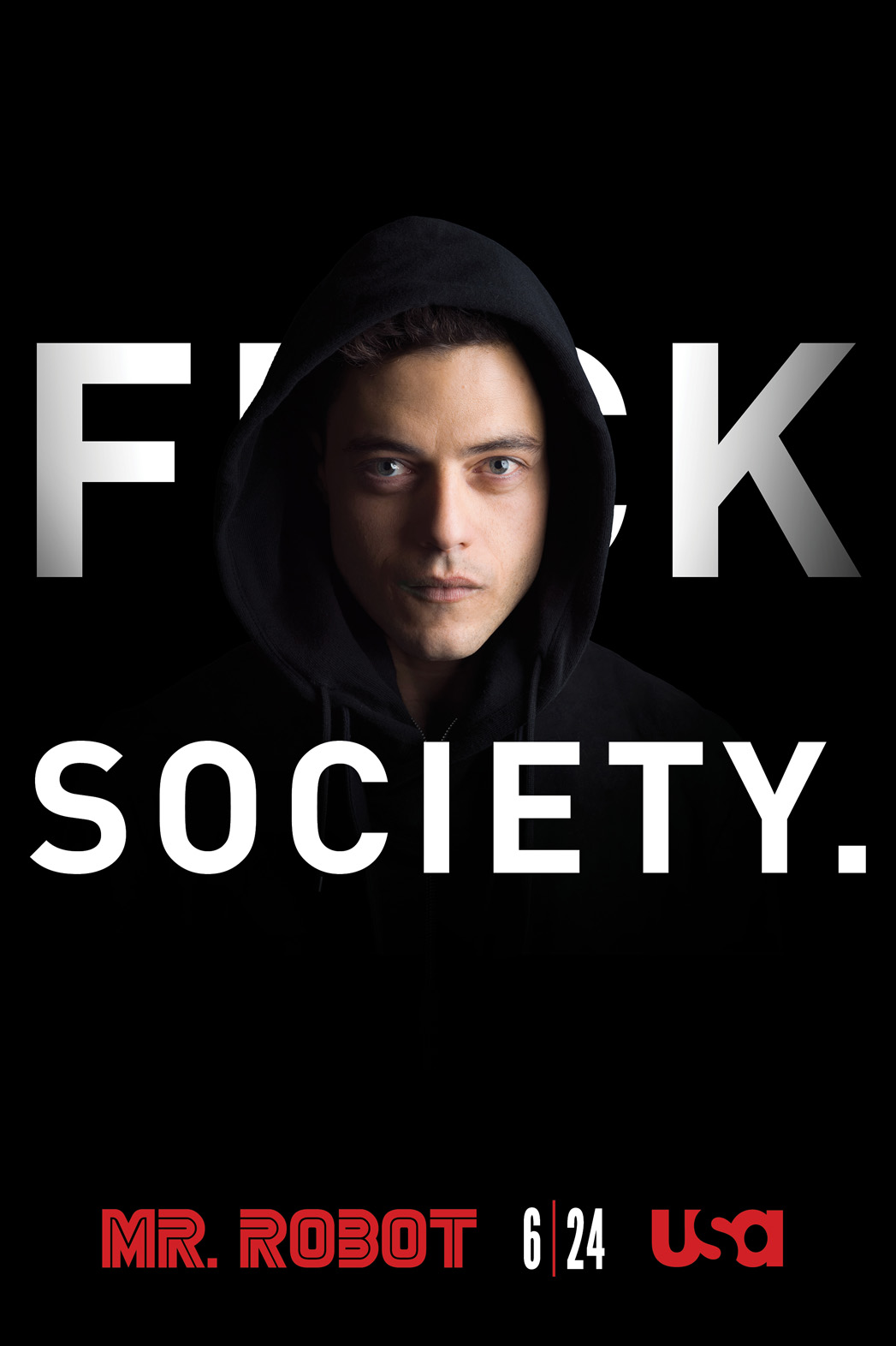 Mr. Robot Mr_robot_fuck_society-poster