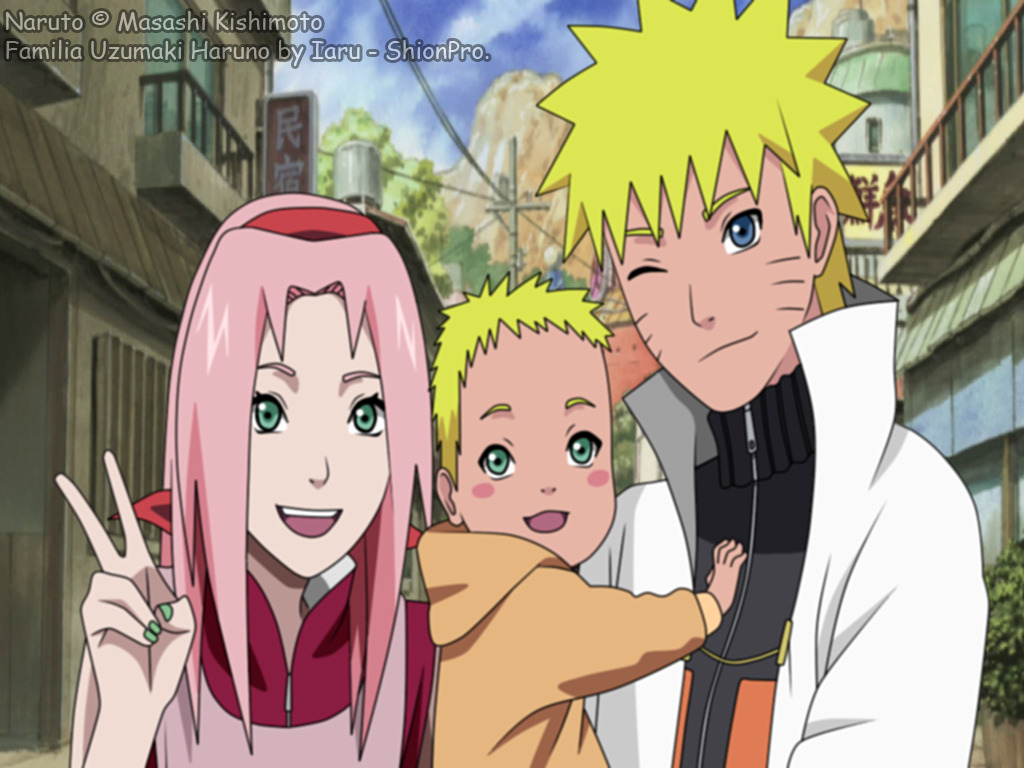 Parejas De Naruto Y Sus Hijos