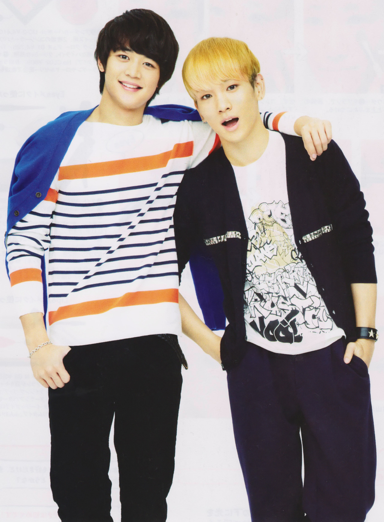 [IMG/130311]  Minho y Key @ JILLE (91 - Liner). Edición de Abril. Tumblr_mji3syuoGI1qdtvhxo1_1280