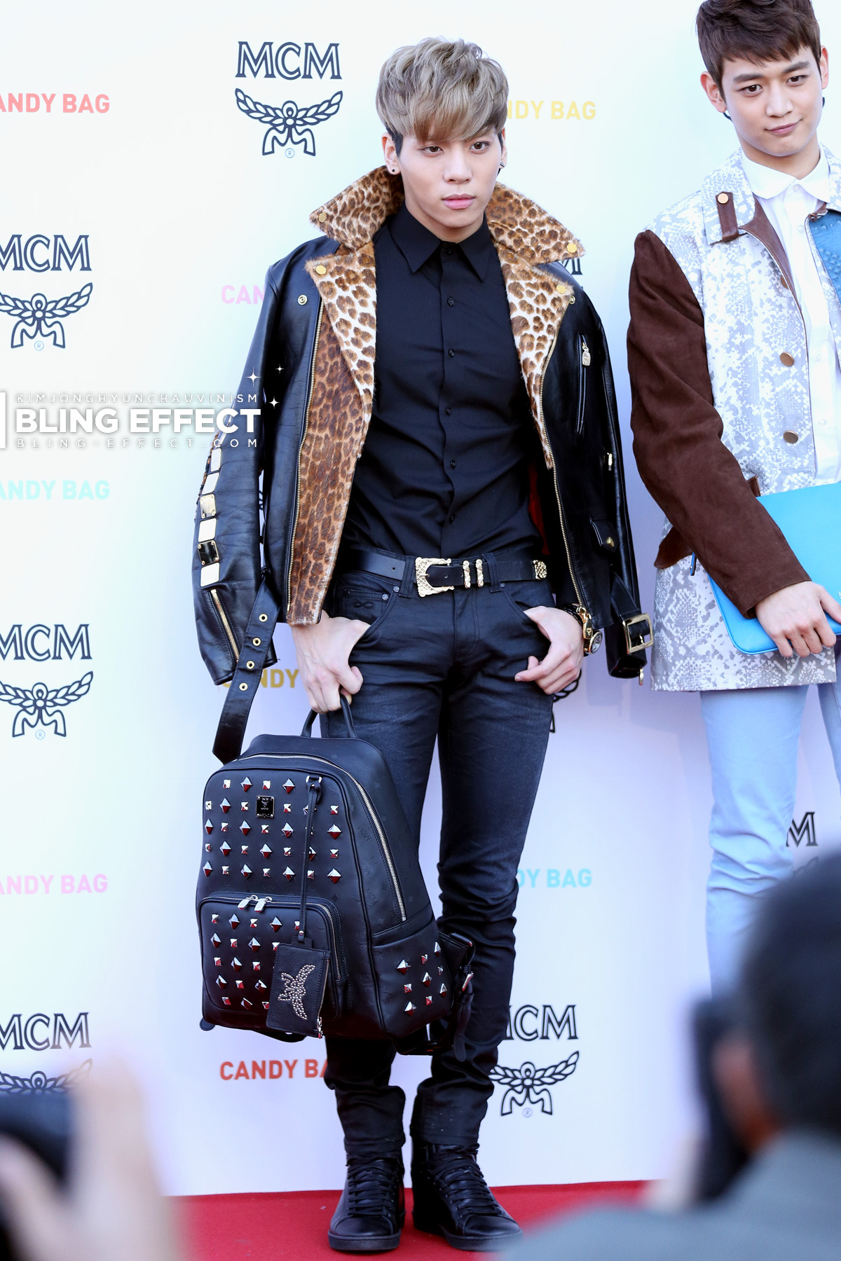  130329 Jonghyun @ MCM Candy Bag Party Tumblr_mknb7fKWPq1r36tcgo1_1280