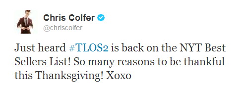 Chris Colfer Tweets - Page 24 Tumblr_mwy9rkjamT1qe476yo1_500