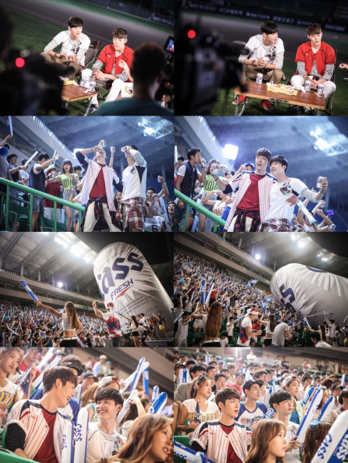 [PICS][08.09.2013] Kim Woo Bin & Lee Jong Suk @ Cass Fresh_TVCF_ballpark ver.! Tumblr_msll8bYB171s1thflo9_500