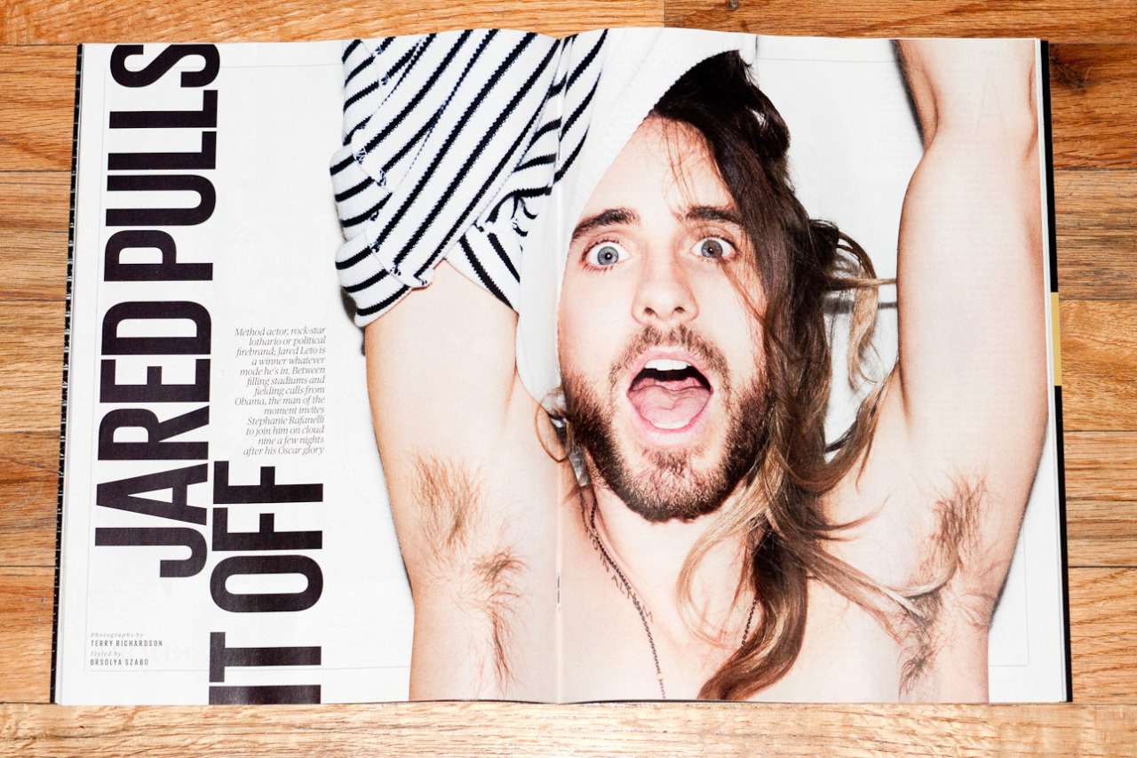 5 - [PHOTOSHOOT] Jared Leto by Terry Richardson - Page 31 Tumblr_n3dcg85e1k1qa42jro2_1280