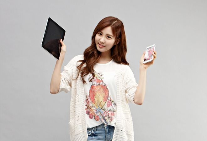  [PICS]  Yoona & SeoHyun SK Telecom Tumblr_mldrgqMp121rjj9mto2_1280