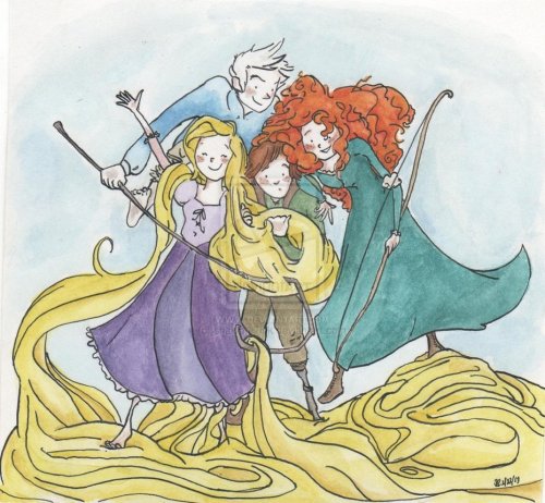 (Fan art) Merida, Rapunzel, Jack et Hiccup - The Big Four - Page 22 Tumblr_mrfm04xhPS1svyulpo4_500