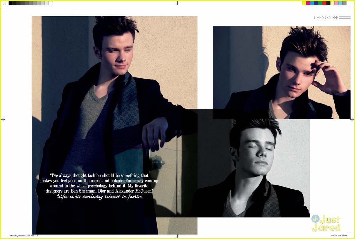 Chris Colfer for August Man Malaysia - Page 3 Tumblr_mhguvp64tD1qe476yo1_1280