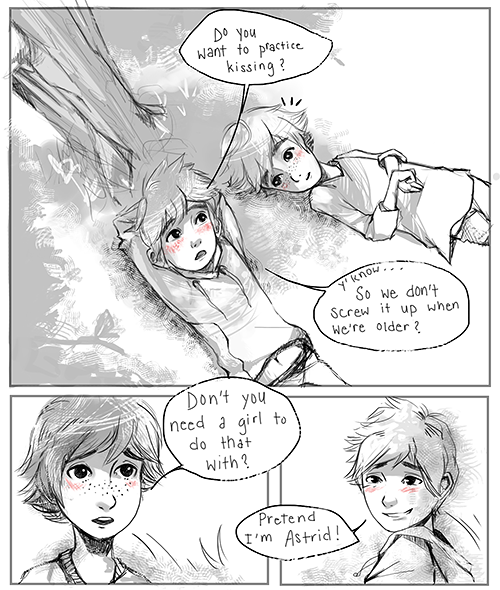 (Fan art) Merida, Rapunzel, Jack et Hiccup - The Big Four - Page 31 Tumblr_msbrtiTl051ql47dpo1_500