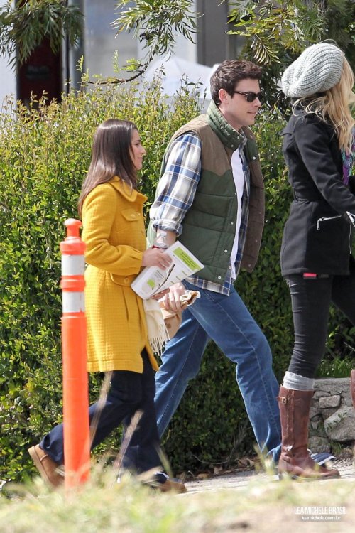 Lea , Cory y Chord detrás de camara 25 marzo Tumblr_lio2de43Oc1qc3z7lo1_500