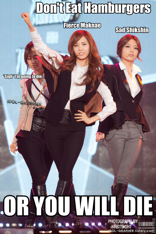  [PIC][8-6-2012] Phản ứng của SOori khi maknae phản đối ăn Hamburgers Tumblr_m0g7i9xRfX1qc8epao1_500