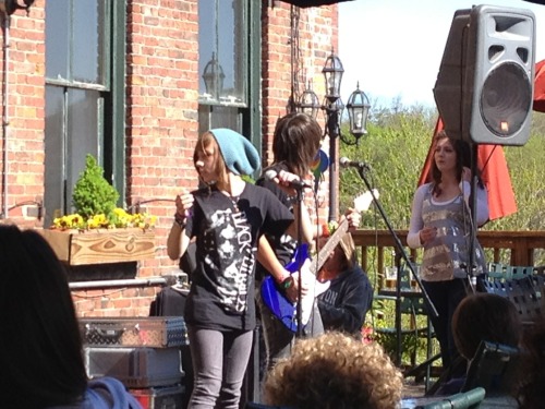 So like yeah this is a picture of me and Adam from the gig today at the tap. :D Tumblr_m37jp87Y2b1rutyc1o1_500